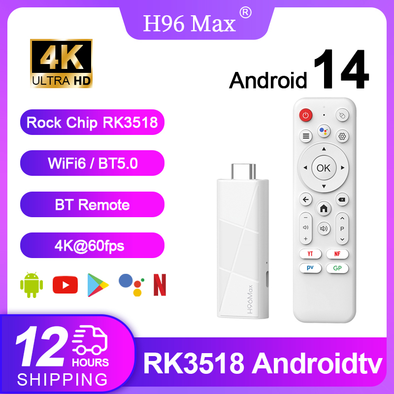 Radxa Rock 5B 16Gb - H96 MAX RK3518 Android14 スマートミニTVスティック Wifi6