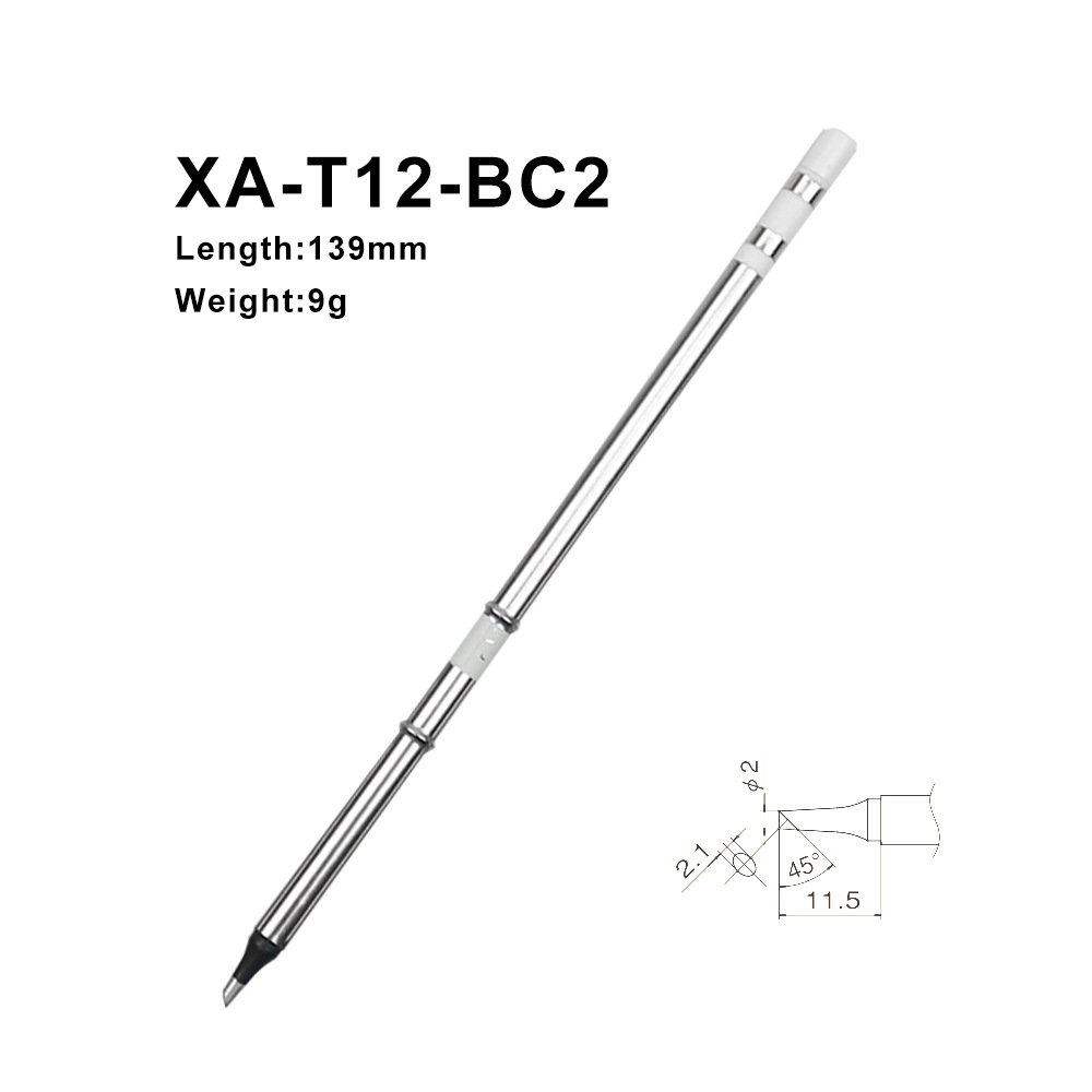 Soldering Station T12 Oled - QUICKO XA ハイグレード T12-BC2 はんだごてチップ溶接ヘッドツール FX9501/907