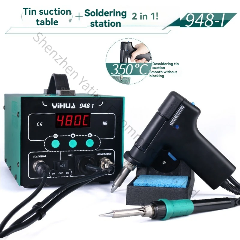 Desoldering Gun Vacuum Electric - 新しい 948-I 自動電気はんだ吸い取りポンプハイパワー電気加熱真空ポンプはんだ付けガンはんだ吸い取りツール