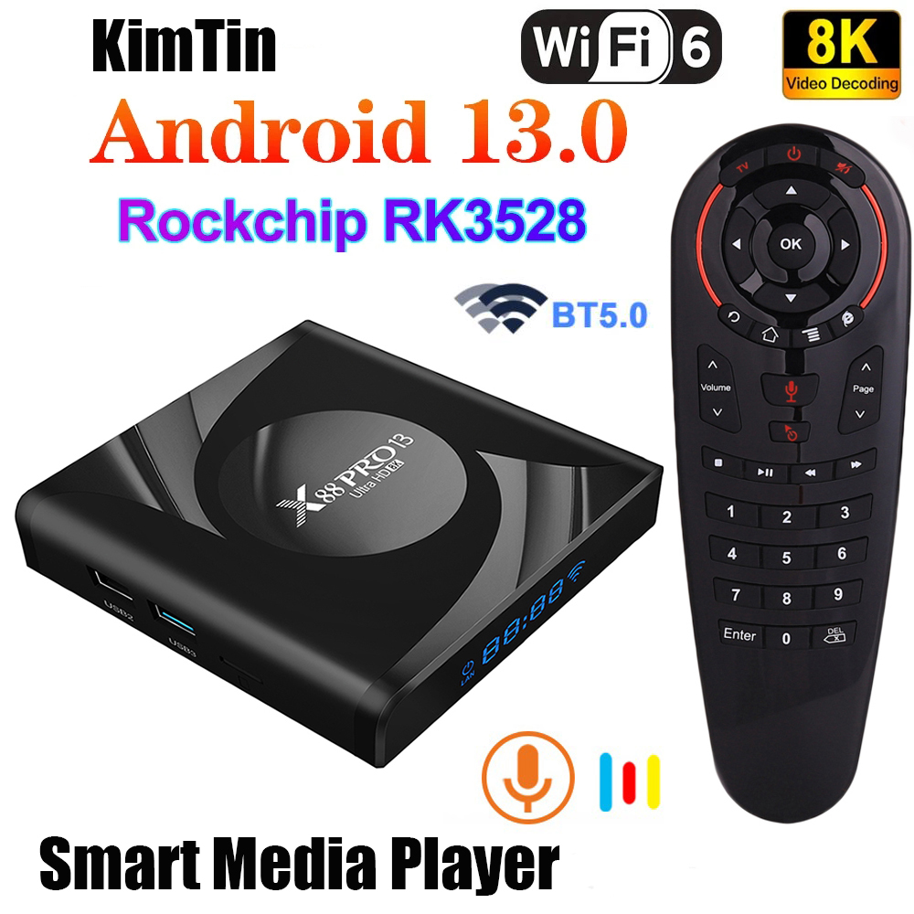 Radxa Rock 5B 16Gb - TVボックスAndroid13 x88 Pro,Google Voice Assistant, 4g,64g,Rockchip