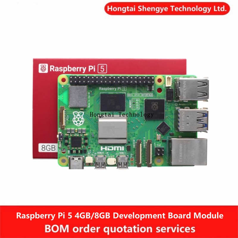 Raspberry Pi 5 8Gb Kit - 新オリジナルラズベリーパイ 5 4 ギガバイト 8 ギガバイト開発ボードコンピュータ