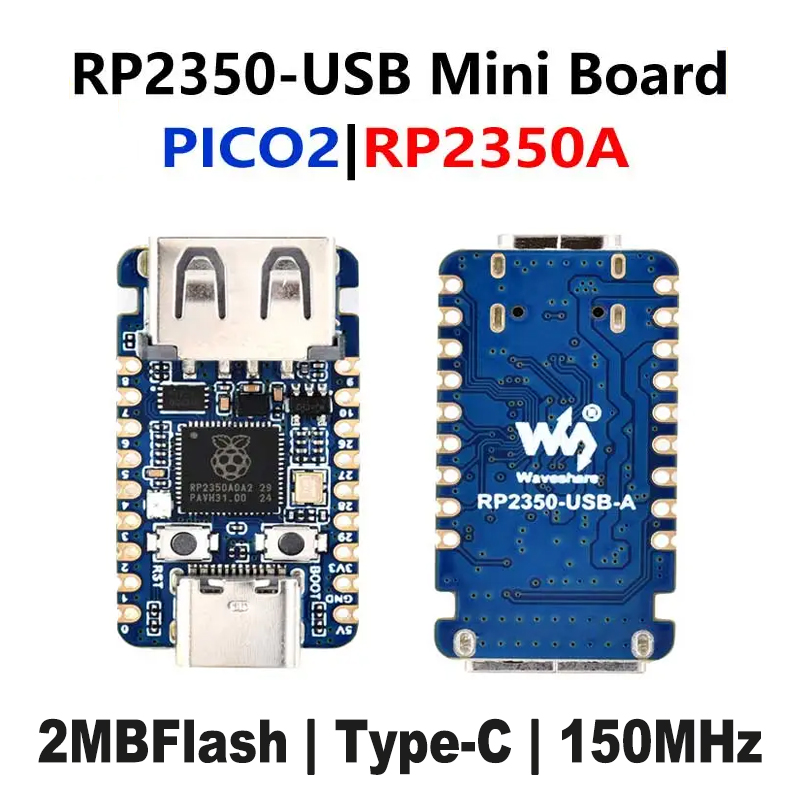 Banana Pi Bpi-M5 - Raspberry Pi Pico 2 RP2350-USB-A ミニ開発ボード
