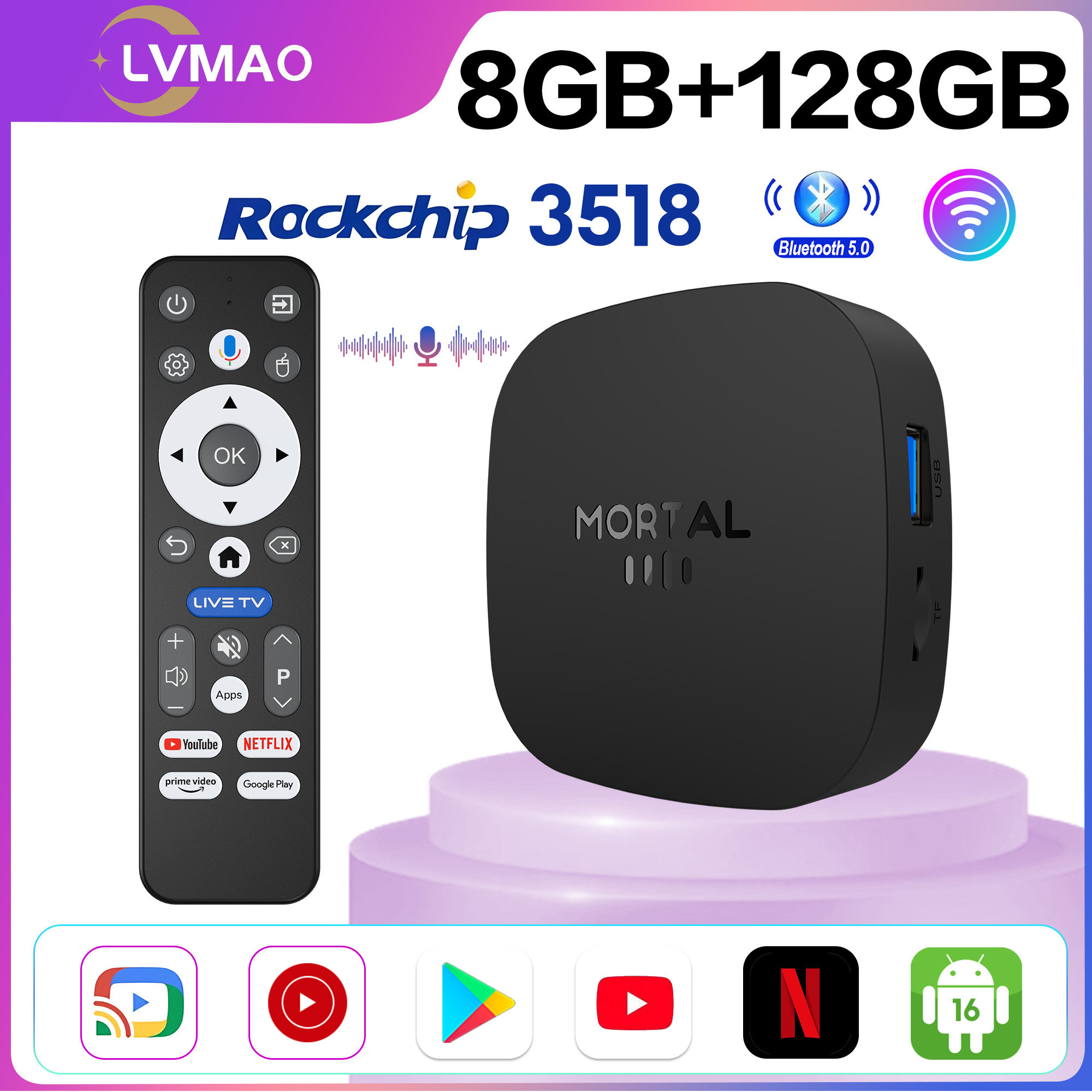 Khadas Vim4 8Gb - 2026年発売の新型TVボックス T1+ RK3518 スマートTVボックス BT5.4 Android
