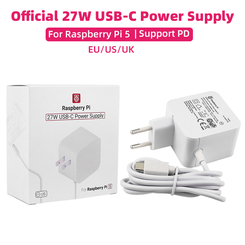 Raspberry pi-公式電源,27W, USB-C v - Banana Pi Bpi-M5 のレビューと価格