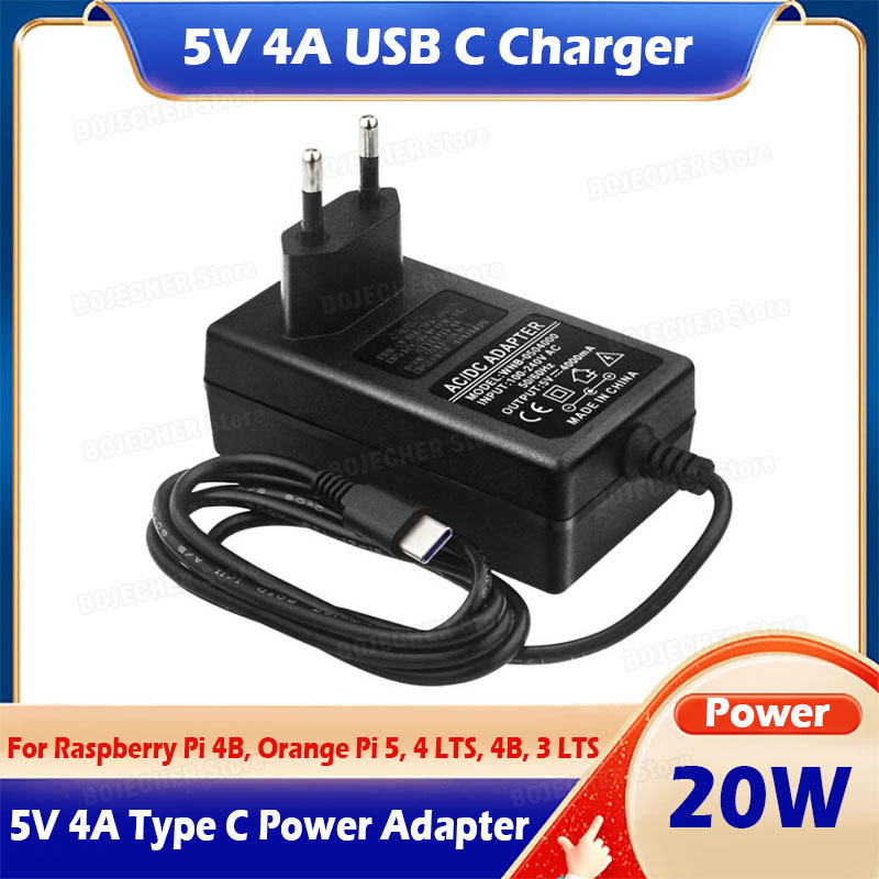 5V 4A USB C充電器 Raspberry Pi 4B - Banana Pi Bpi-M5 のレビューと価格