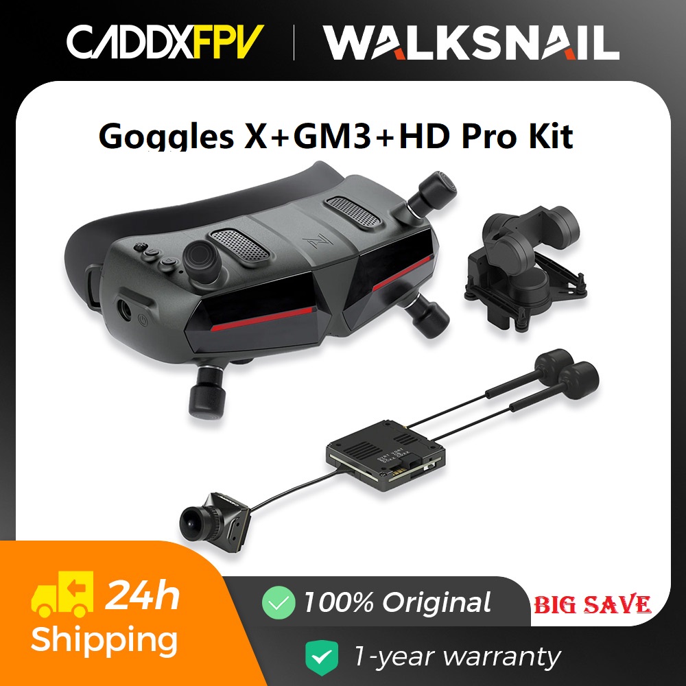 Caddx Walksnail Avatar HDゴーグルX - Fpv Goggles Avatar Hd Receiver のレビューと価格