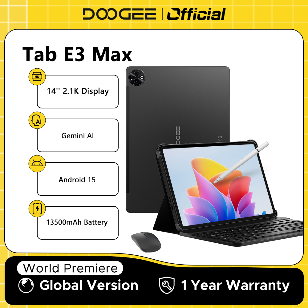 グローバル版 DOOGEE Tab E3 Max タブレット - Khadas Vim4 8Gb のレビューと価格